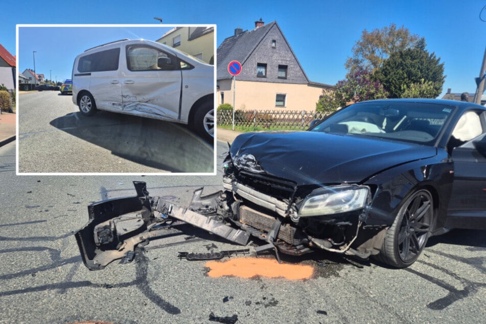 75.000 Euro hoher Sachschaden nach Kreuzungscrash