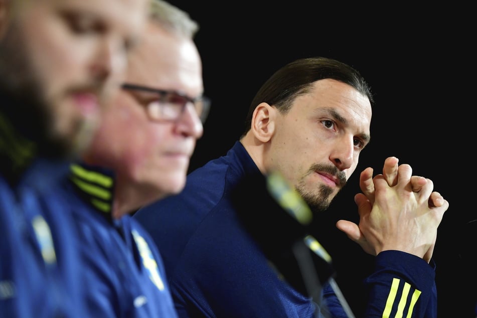 Zlatan Ibrahimović (39, r.) ist seit März wieder in der schwedischen Nationalmannschaft.