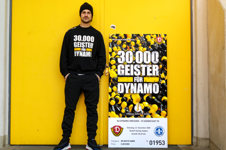 Yannick Stark (30) ist der passende Mann für diese Aktion. Der gebürtige Darmstädter wechselte im Sommer von den Lilien zu Dynamo.