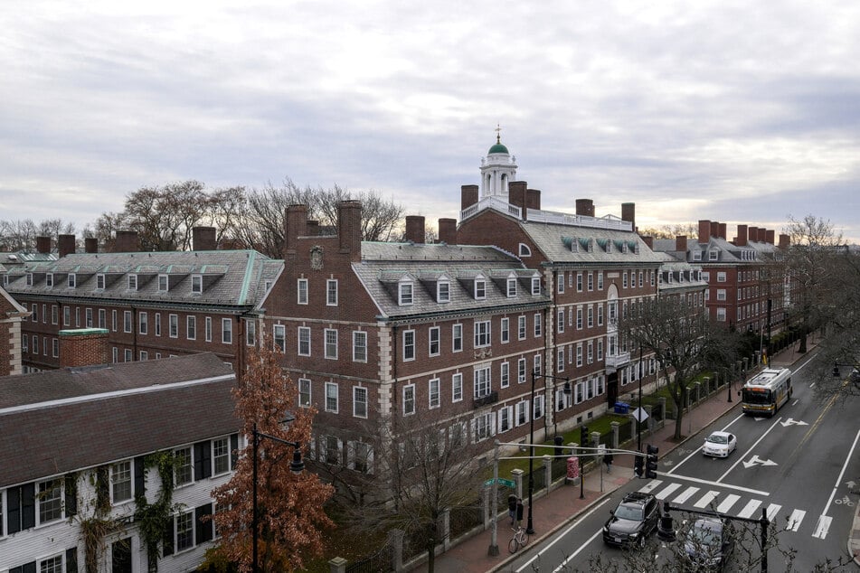 Harvard University's campus at John F. Kennedy Street is pictured in Cambridge, Massachusetts.