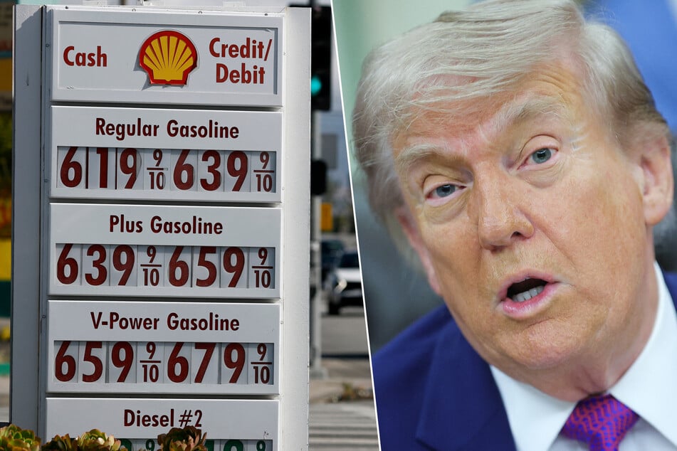 President Trump said his administration is pushing to suspend the gas tax as his war in Iran spikes prices the pump.