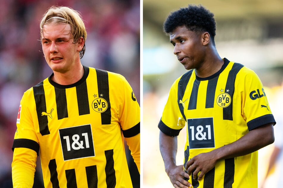 Die Nominierung der BVB-Stars Karim Adeyemi (20, r.) und Julian Brandt (26) stößt offenbar nicht bei allen auf Verständnis.