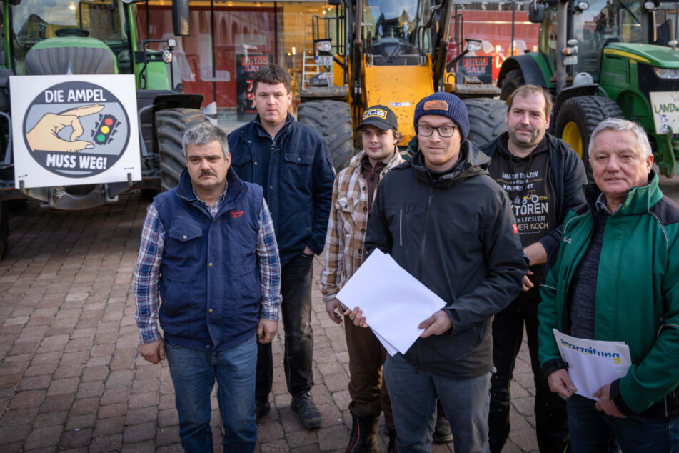 Chemnitz: Chemnitzer OB Schulze empfängt Bauern: Unterschreibt er die Resolution?