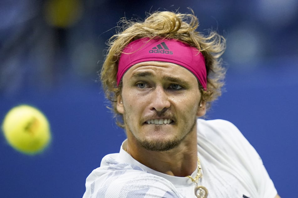 Alexander Zverev (23) in New York in Aktion.