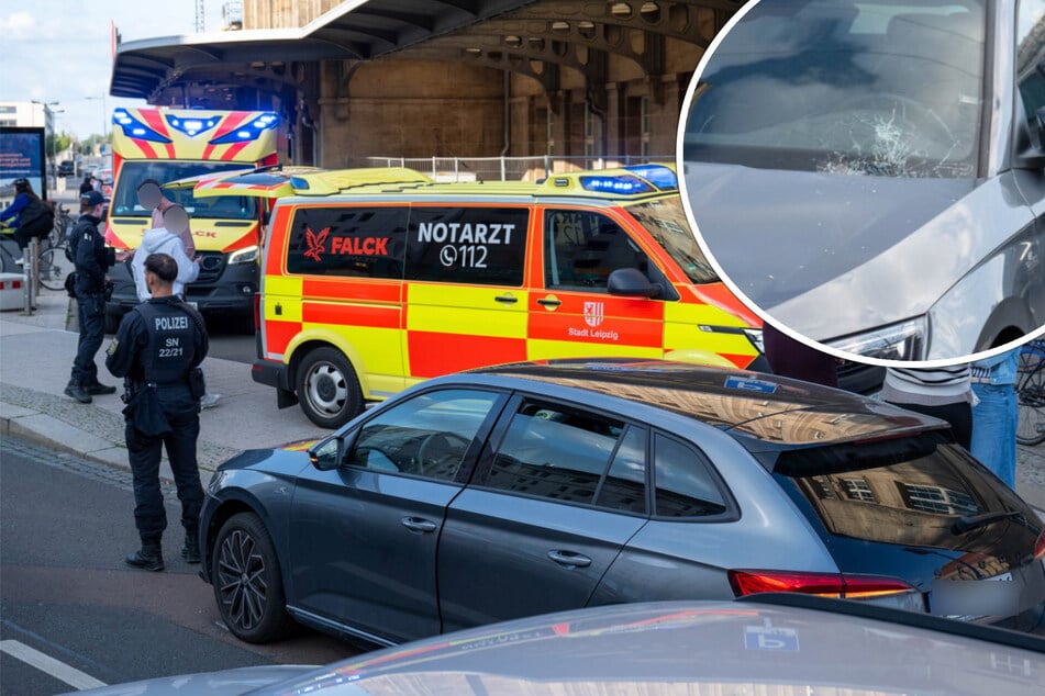 Stau und Polizeieinsatz: Fußgängerin am Leipziger Hauptbahnhof von Auto erfasst