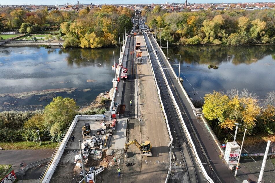 Seit Juli 2024 wird die Brücke saniert.
