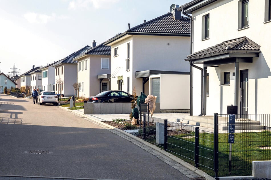 In der Nähe des Kaufparks Nickern entstand in den vergangenen Jahren eine der letzten großen Einfamilienhaus-Siedlungen auf kommunalem Boden.