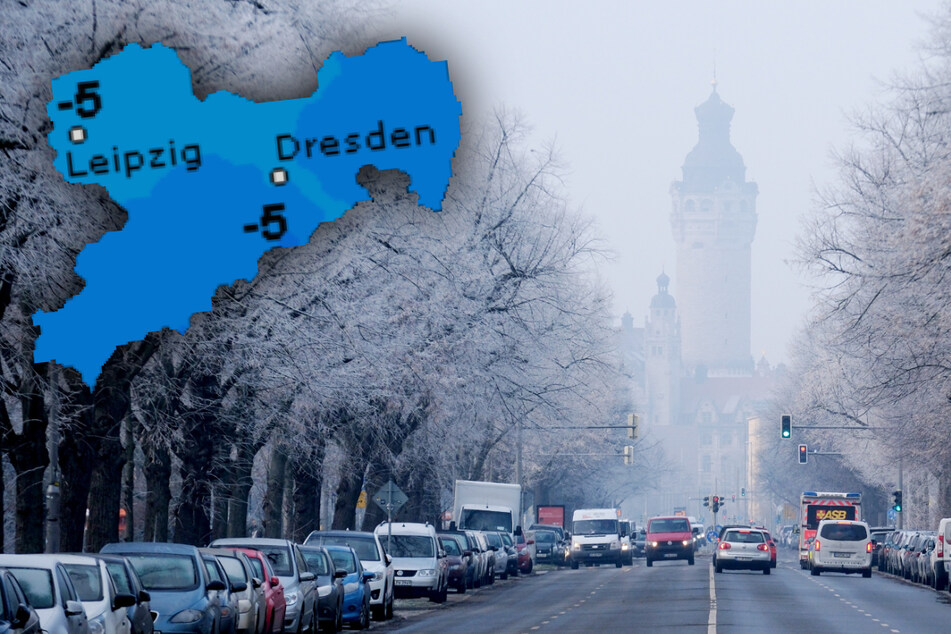 Die neue Woche wird frostig in Sachsen.