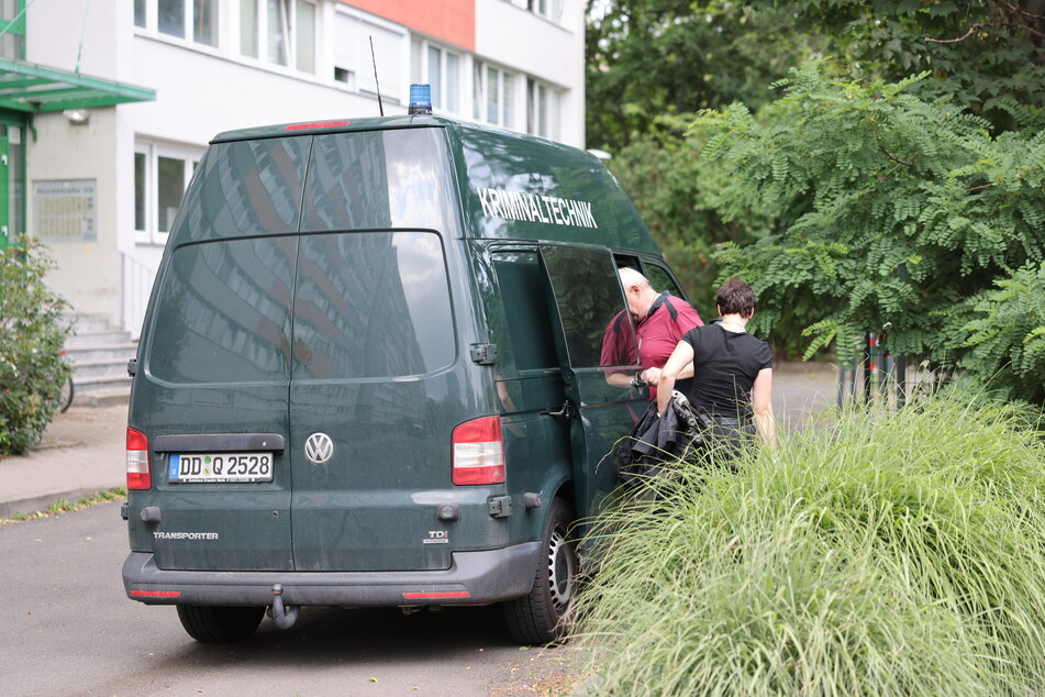 Die Polizei ermittelte nach der Tat in der Nordstraße.