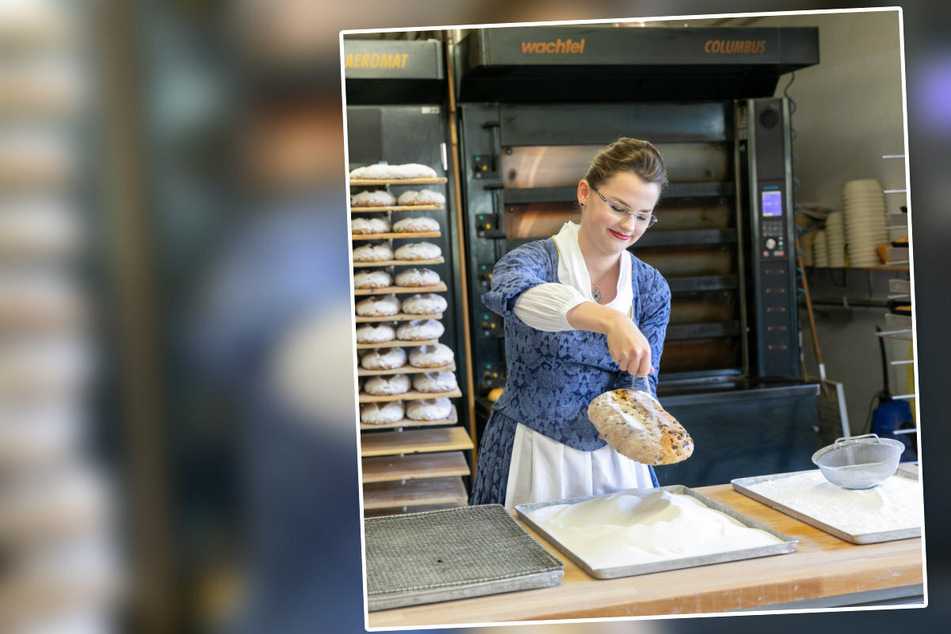 Corona zum Trotz: Auf das Stollenbacken musste Johanna nicht verzichten.