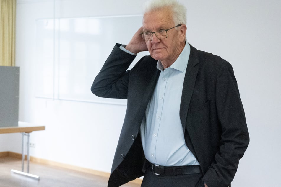 Ministerpräsident Winfried Kretschmann (75, Bündnis 90/Die Grünen) dürfte von den Wahlergebnissen mehr als enttäuscht sein.