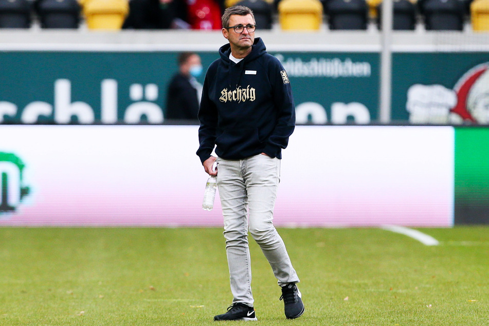 Löwen-Coach Michael Köllner (51) ist von Dynamo Dresdens Kader überzeugt.
