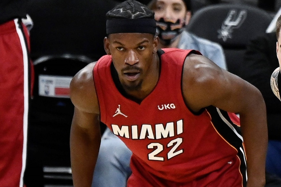 Heat forward Jimmy Butler scored 21 points against the Sixers.