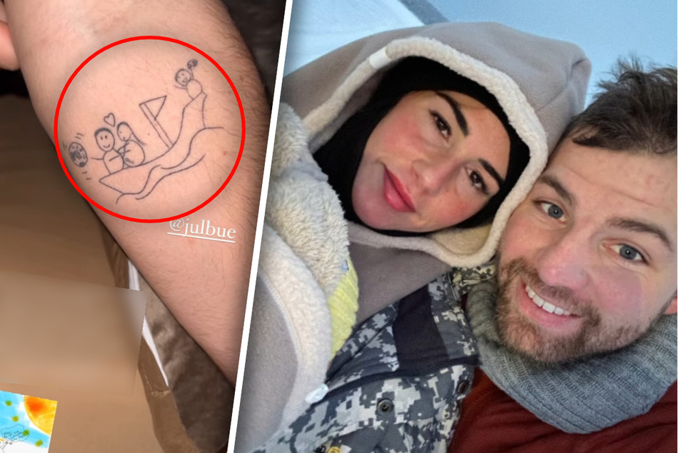 Julian Engels präsentiert sein neues Tattoo, doch ein Kind fehlt auf dem Bild