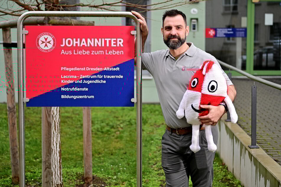 Danilo Schulz (42) von den Johannitern freut sich über die Aktion.