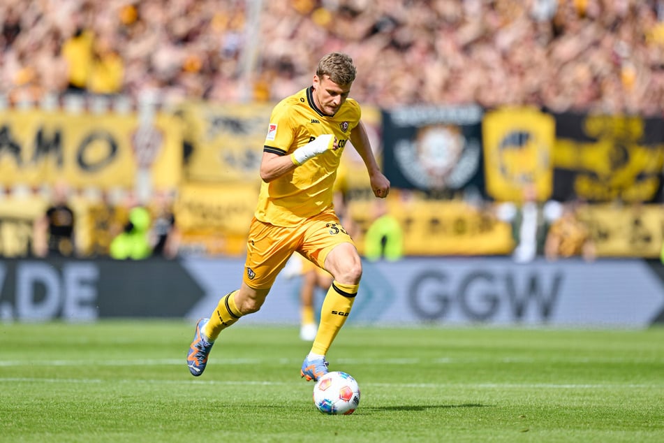 Brachte sein Team früh in Führung: Dynamo-Stürmer Christoph Daferner (27).
