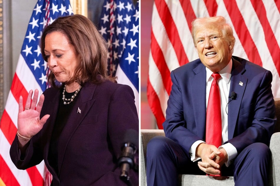 Trump claims Kamala Harris "happened to turn Black" when pressed about DEI hire jab