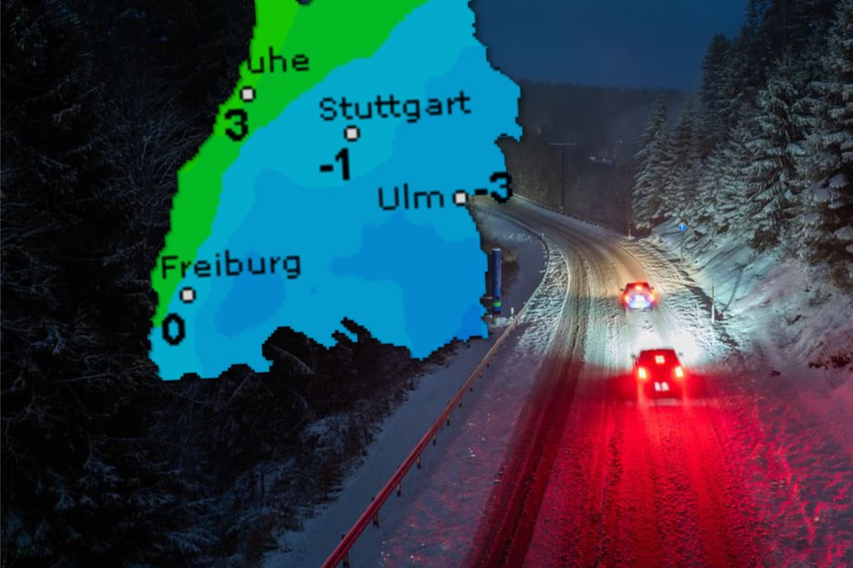 Vorsicht auf den Straßen: Im Ländle droht gefährliche Glätte