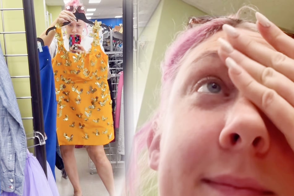 Ruth Kornatz stieß beim Stöbern in einem Secondhandladen auf ein wertvolles Designerkleid.