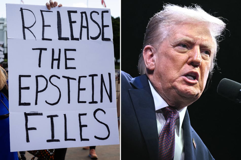 Donald Trump's (r.) birthday letter to convicted sex offender Jeffrey Epstein has been published.