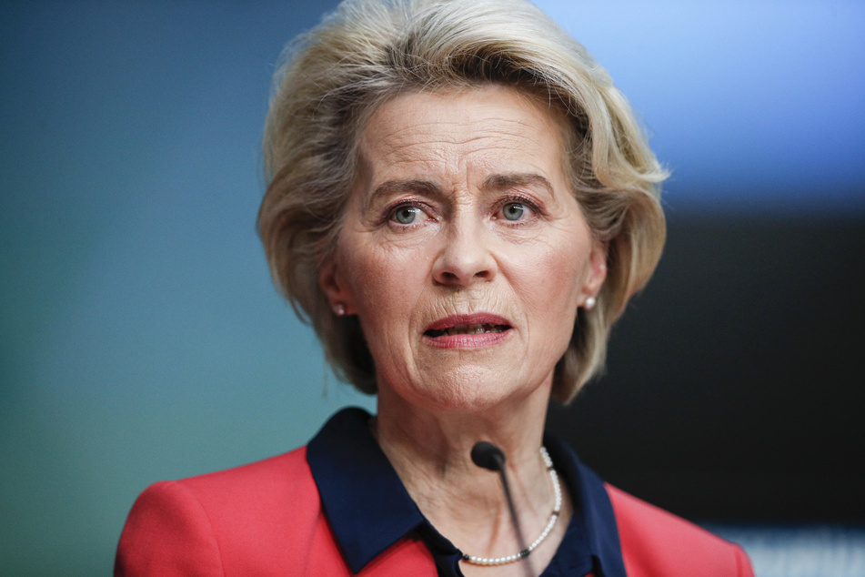 EU-Kommissionspräsidentin Ursula von der Leyen kündigte Sanktionen gegen Russland an.