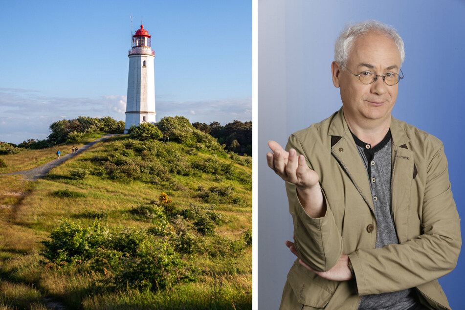 Fischbrötchen, Strand und Angeln: Tom Pauls (63) gönnt sich eine Auszeit auf Hiddensee.