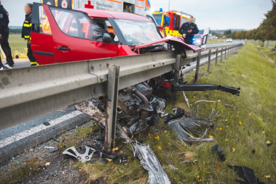 Für den Skoda-Fahrer kam jede Hilfe zu spät.