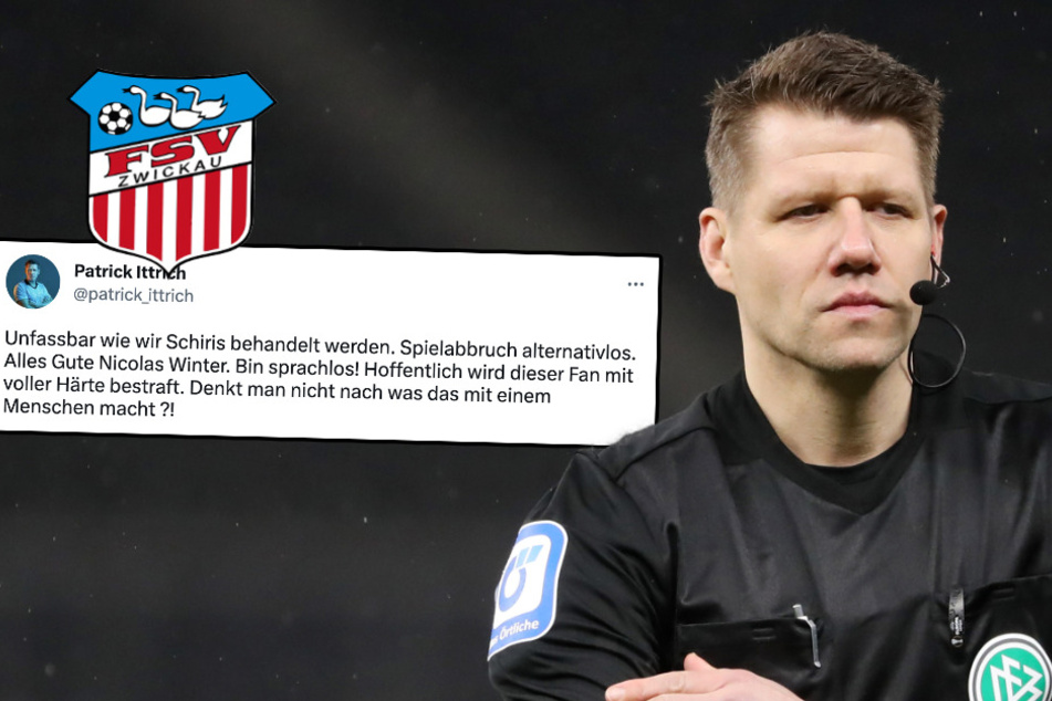 Referee Ittrich nach Bier-Eklat bei Zwickau-Spiel: "Unfassbar, wie wir Schiris behandelt werden"