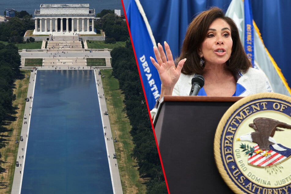 Jeanine Pirro, the US attorney for Washington, announced felony charges against a former Olympian accused of vandalizing Trump's Reflecting Pool.