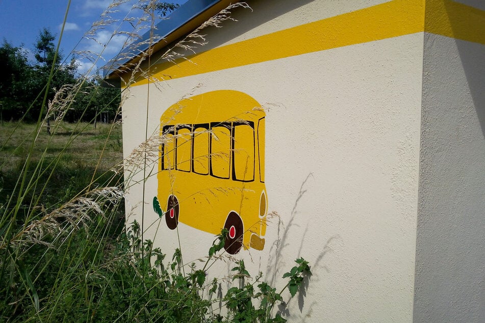 Dieses Beton-Wartehäuschen war einmal ...