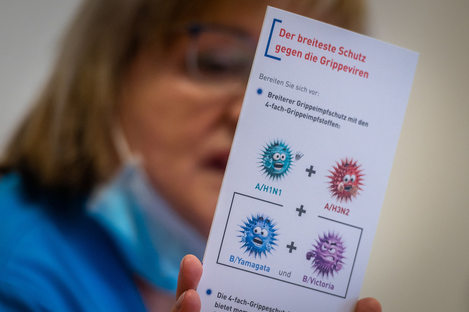 Der Impfstoff bietet Schutz vor vier verschiedenen Grippeviren.
