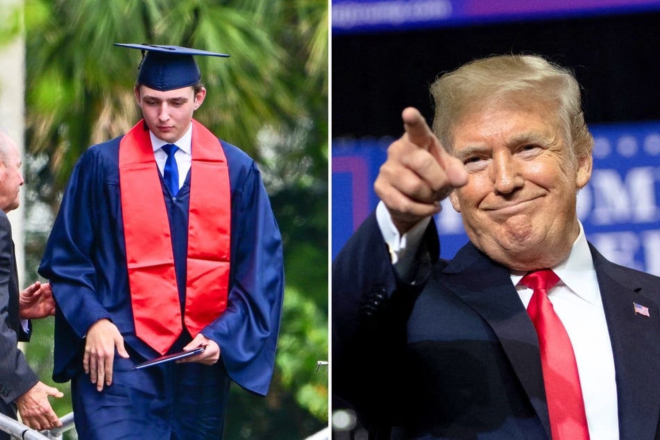 In a recent interview, Donald Trump (r.) revealed that his youngest son, Barron, has finally decided which college to go to – but wouldn't say which one.