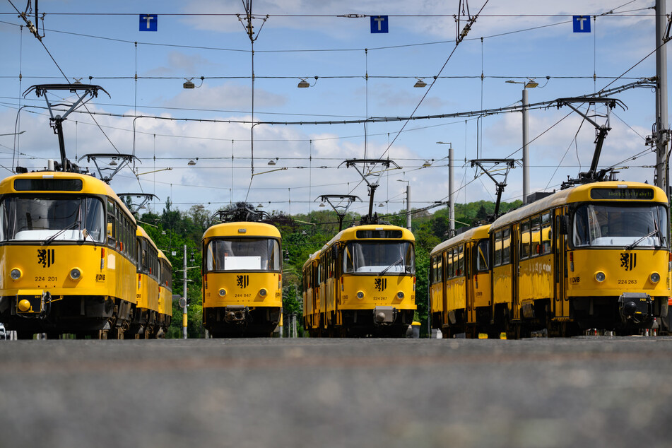 Tatra-Straßenbahnen vom Typ T4D-MT aus dem Baujahr 1974 sollen nun nicht mehr im Linienbetrieb fahren.
