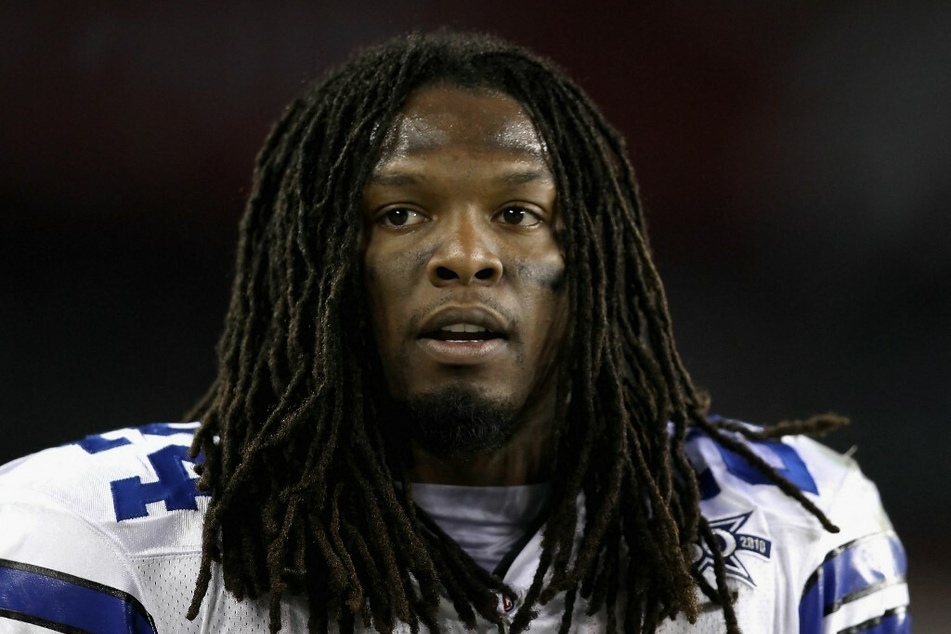 Marion Barber III at a game between the Dallas Cowboys and the Arizona Cardinals in 2010.