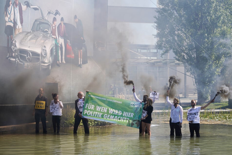 Klimaproteste am IAA-Gelände: Attac und Extinction Rebellion mit Aktionen