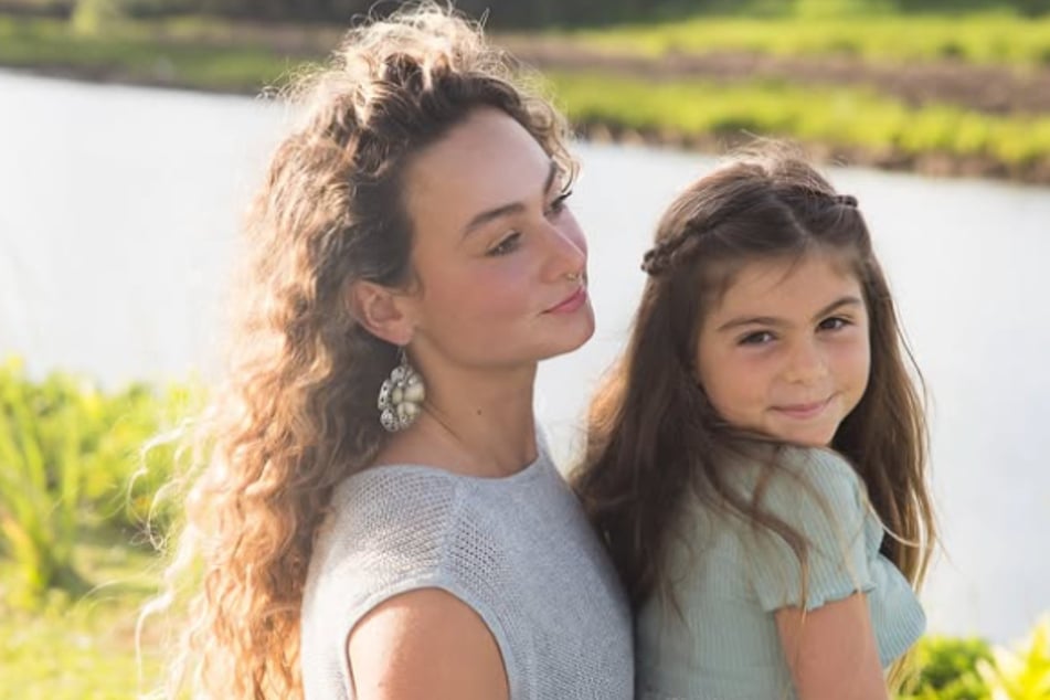 Gabriela Gonzalez (24) mit ihrer Tochter Lavender (7). Nach der Festnahme soll nun der Vater der Kleinen, Jack Avery, das Sorgerecht haben.