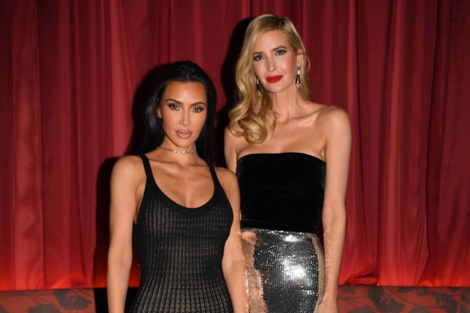 Kim Kardashian (l.) has remained silent over the 2024 election, suggesting that her friendship with Ivanka Trump is the reason.