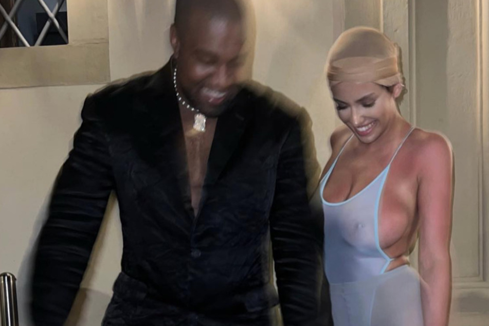 Kanye West could be headed for the coldest winter, as rumors claim he and Bianca Censori (r) are currently taking a break.
