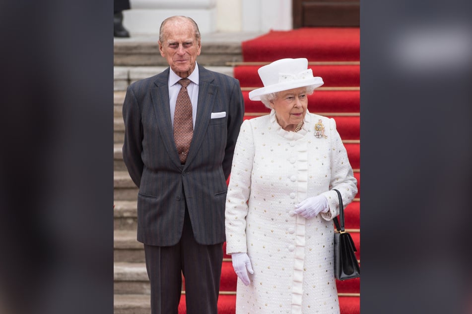 Prince Philip pictured with his wife Queen Elizabeth II.