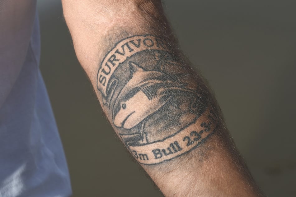 Dieses Tattoo erinnert Dave Pearson ein Leben lang an den Angriff vom 23. März 2011.