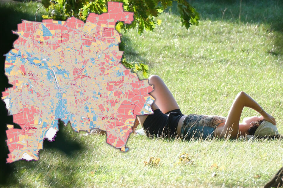 Abkühlung gibt es vor allem im Grünen.