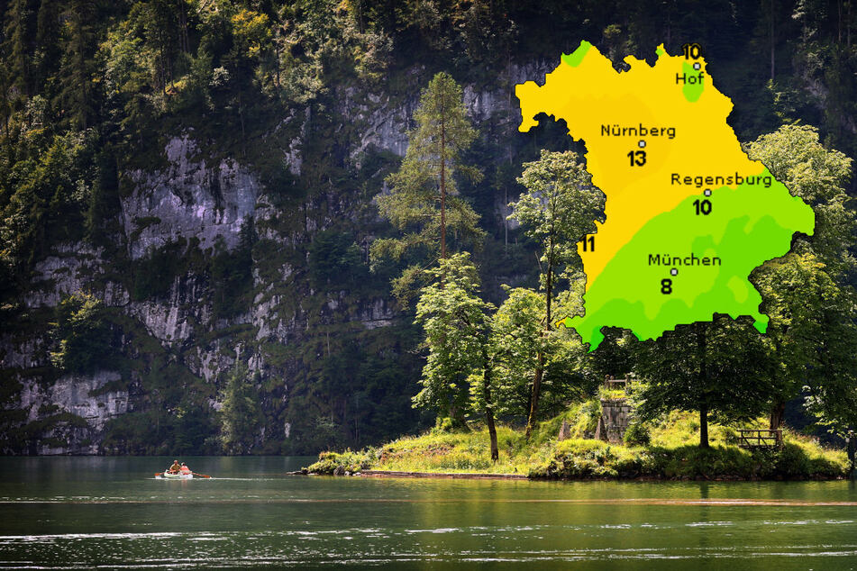 Wärmewelle für die Bayern: Föhnlage sorgt in den Alpen für Sommerwetter