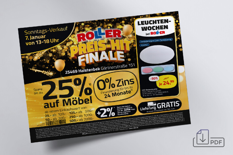 Hier klicken, Prospekt mit Barcode herunterladen und sparen.