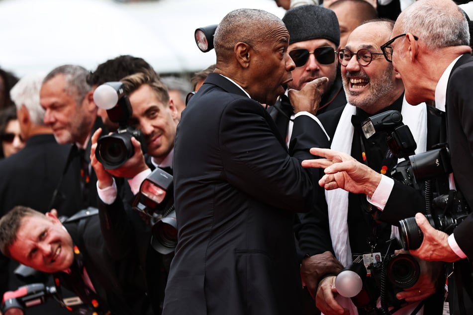 Denzel Washington clashes with photographer in tense red carpet moment at Cannes
