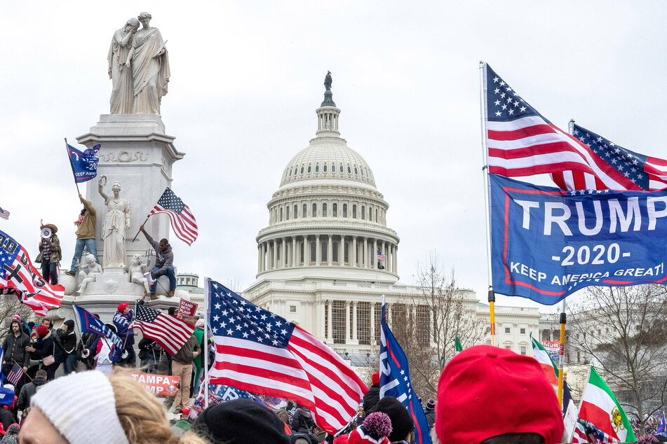 Pro-Trump supporters had stormed the Capitol building on January 6, leaving five dead.