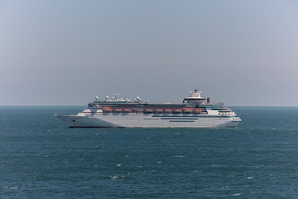 A cruise ship passenger spent a few hours in the water after going overboard Wednesday night (stock image).