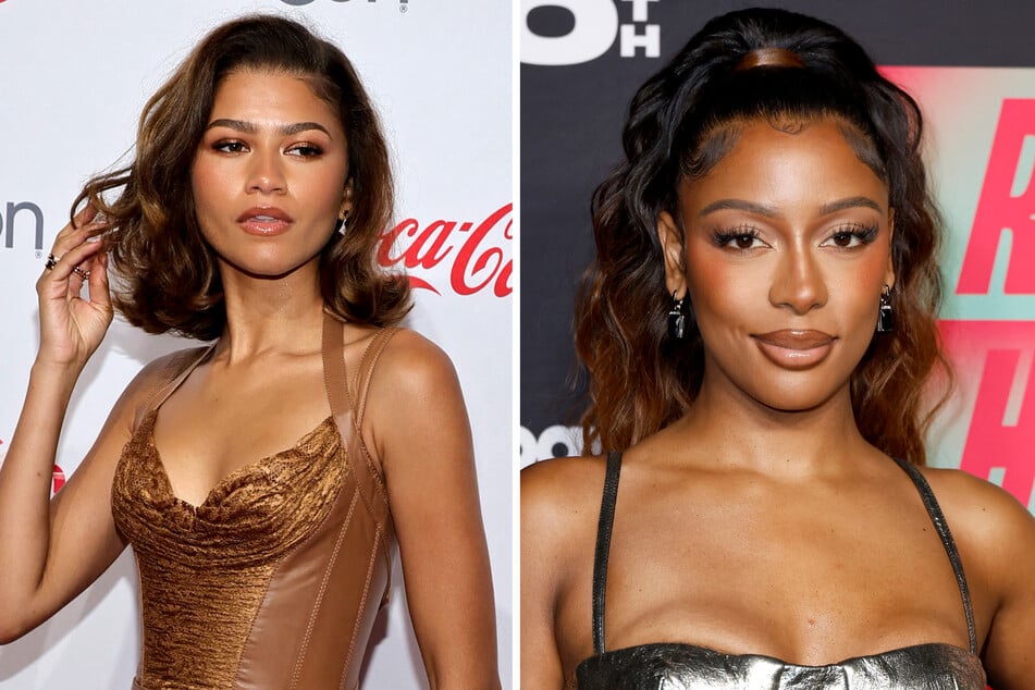 Zendaya (l.) attended Victoria Monét's Los Angeles concert on Thursday.