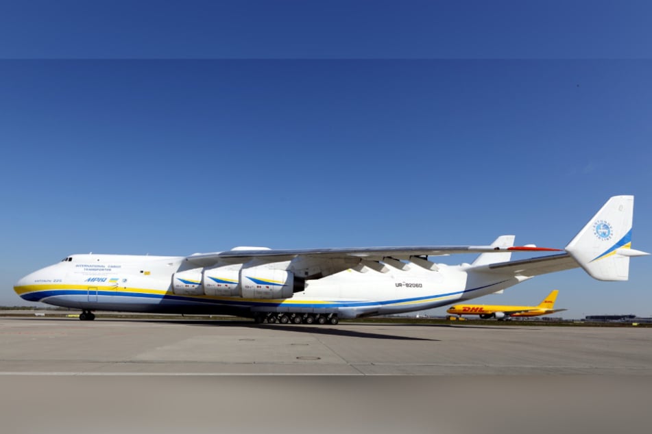 Die Antonow 225 ist das größte Frachtflugzeug der Welt.