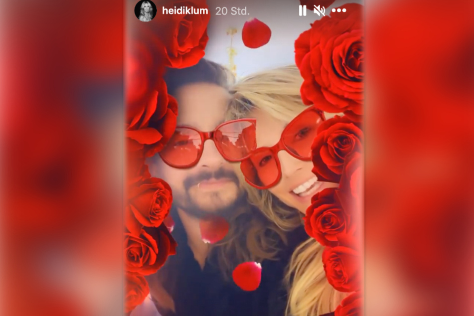 Heidi schickte ihren Fans via Instagram Valentinstagsgrüße.