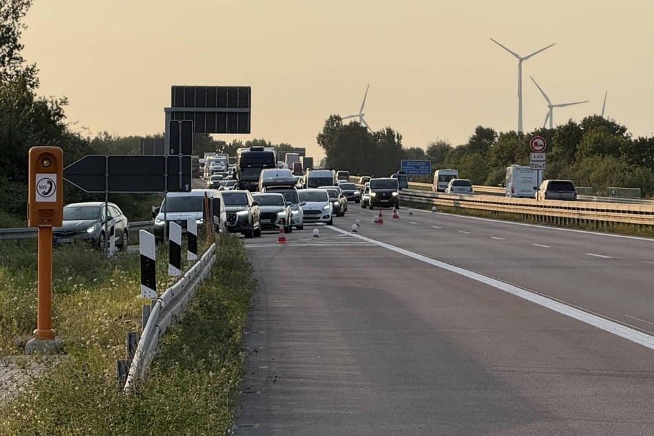 Der Verkehr musste umgeleitet werden.
